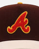 New Era Atlanta Braves 'Members Only' 9FORTY A-Frame Snapback Brown