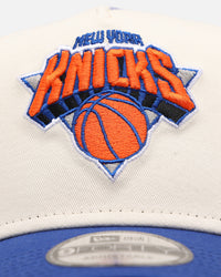 New Era New York Knicks 'Easy Chrome OTC' 9FORTY A-Frame Snapback Chrome/Official Team Colors
