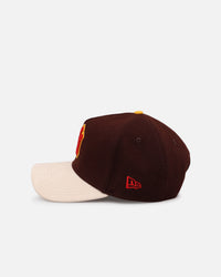 New Era New York Yankees 'Members Only' 9FORTY A-Frame Snapback Brown
