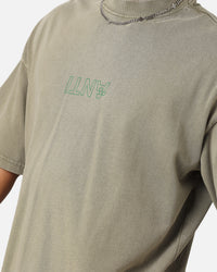 The Anti Order Anti XY Mock Neck T-Shirt Vintage Khaki