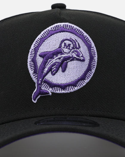 New Era Miami Dolphins 'Purple Haze' 9FORTY A-Frame Snapback Black/Purple