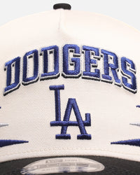 New Era Los Angeles Dodgers 'Regency Crown' 9FORTY A-Frame Snapback Chrome White/Black
