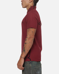 Ed Hardy Euro Polo Shirt Plum