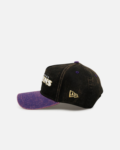 New Era Baltimore Ravens 'Vintage Arch Logo' 9FORTY A-Frame Snapback Official Team Colors