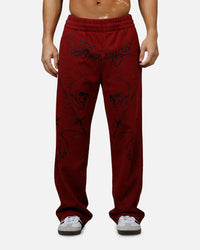 Revenge Tattoo Sweatpants Red