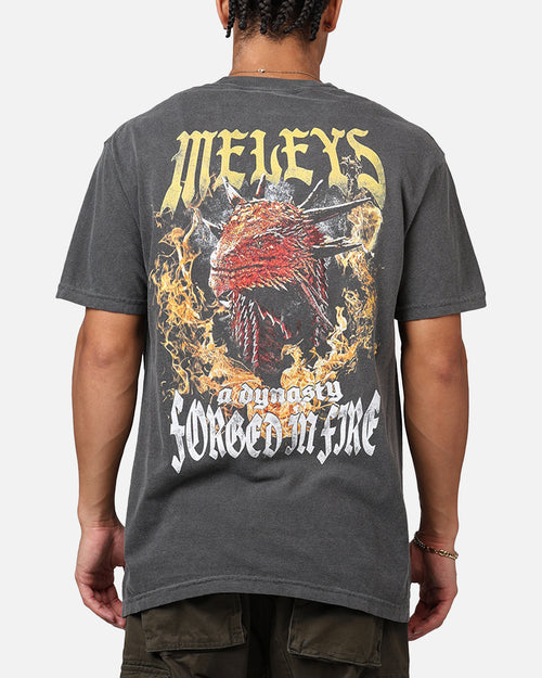 Ripple X Game Of Thrones 'House Of The Dragon' Meleys T-Shirt Washed Black