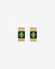 Guess Mainline Rebel Moon 12MM Striped Earrings Gold
