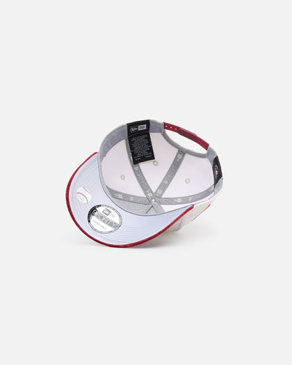 New Era Chicago White Sox 'Premium Corduroy Velvet' 9FORTY A-Frame Snapback Chrome White/Cardinal
