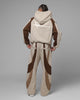 Loiter Hybrid Tek Zip Hoodie Stone