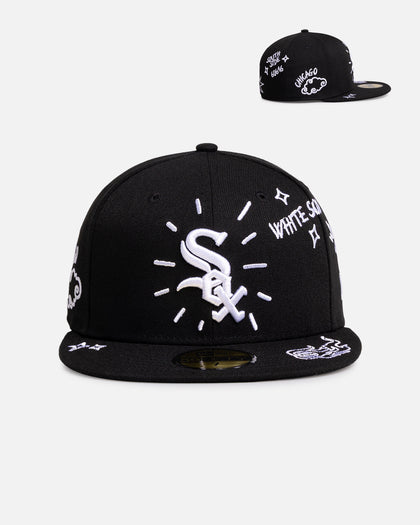 New Era Chicago White Sox 'MLB Scribble' 59FIFTY Fitted Black