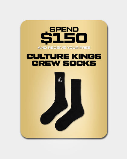 Culture Kings CK NFS Crew Socks Black/White