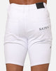 Saint Morta Dynasty Thrash V2 Denim Shorts White