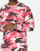 XXIII Printed Thermal Long Sleeve T-Shirt Pink Camo