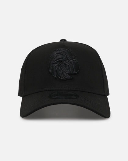 New Era Manly Warringah Sea Eagles 'Black On Black' 9FORTY A-Frame Snapback Black