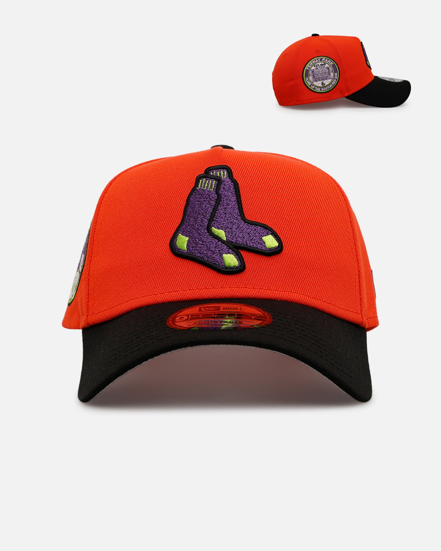 New Era Boston Red Sox 'Halloween' 9FORTY A-Frame Snapback Orange