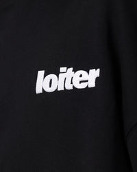 Loiter Pin Line Premium Hoodie Black