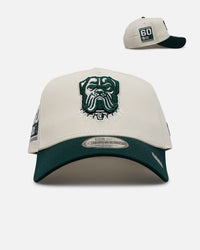 New Era Cleveland Browns 'Evergreen 2.0' 9FORTY A-Frame Snapback Chrome/Dark Green