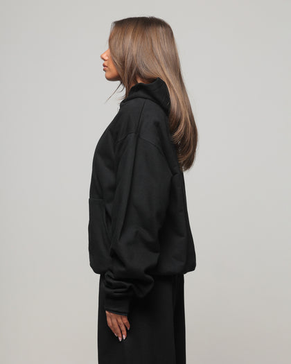 American Thrift Zip Hoodie Black