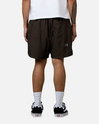 Saint Morta Hardcore Nylon Shorts Dark Brown