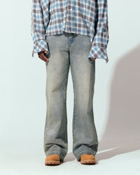 Loiter 444 Bootcut Jeans Washed Blue