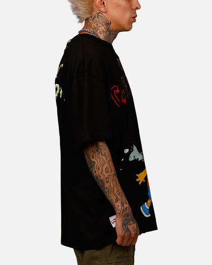 Freeze Max The Simpsons 'The Simpson Treehouse Of Horror' Ay Carumba T-Shirt Black
