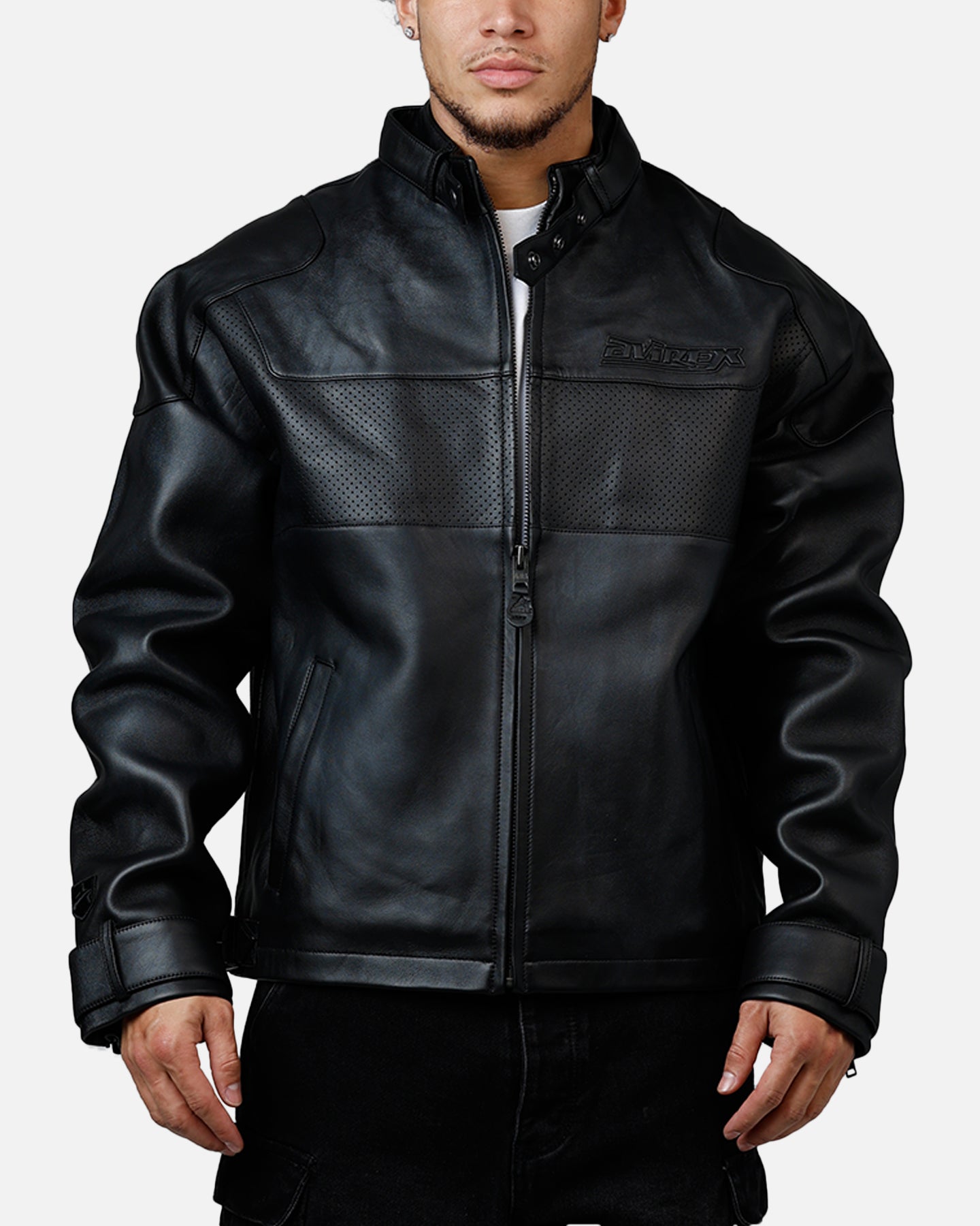 Avirex Black-Out Racing Jacket Black/Black | Culture Kings US