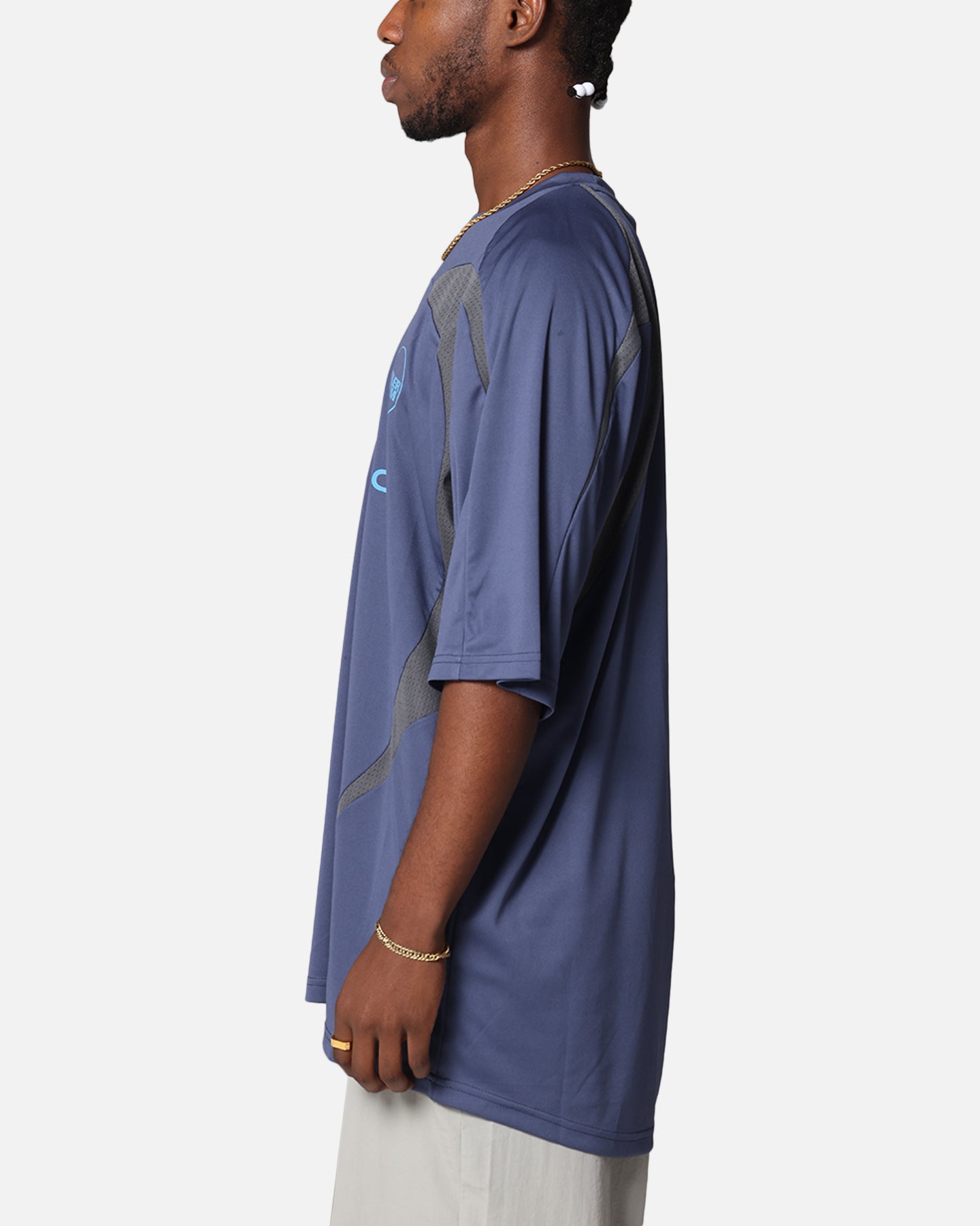 Boiler Room X Umbro Football Jersey T-Shirt Blue | Culture Kings US