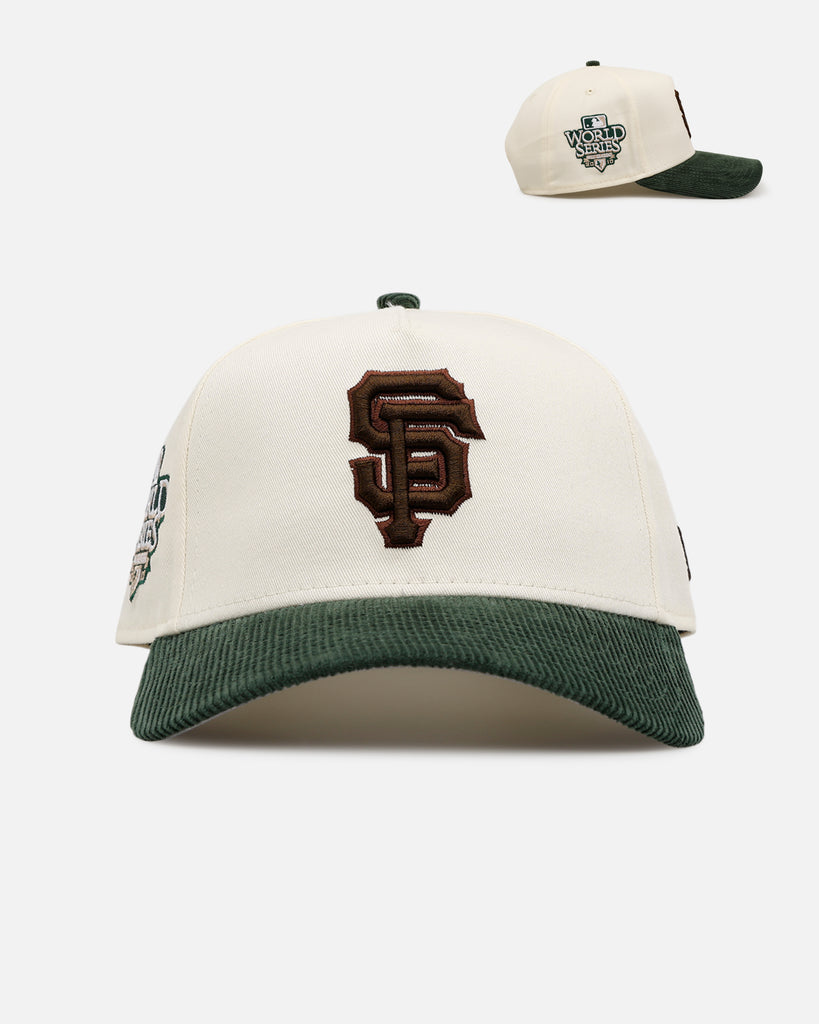 New Era San Francisco Giants 'Chrome White Green' Corduroy Visor