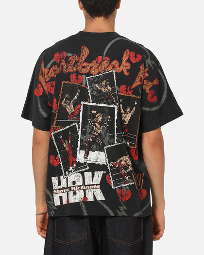 Culture Kings X WWE Shawn Michaels All Over Print T-Shirt Black