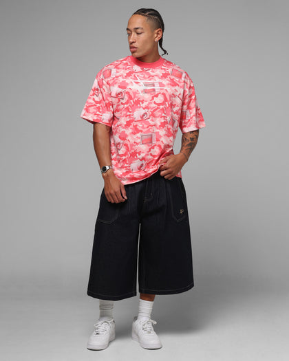 Loiter Digi Camo T-Shirt Pink Camo