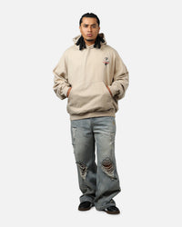 Saint Morta St Valentines Boxy Hoodie Stone