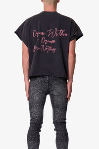 MNML Dream Cut-Off Tee Washed Black