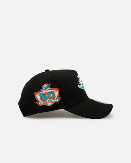New Era Miami Dolphins 'Black And Team Color' 9FORTY A-Frame Snapback Black/Official Team Color