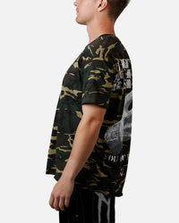 Culture Kings X WWE John Cena Ruthless Aggression Vintage T-Shirt Woodland Camo