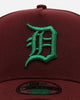 New Era Detroit Tigers 'Frosted Burgundy' 9FORTY A-Frame Snapback Burgundy