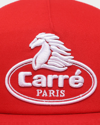 Carré Gasoline Snapback Red