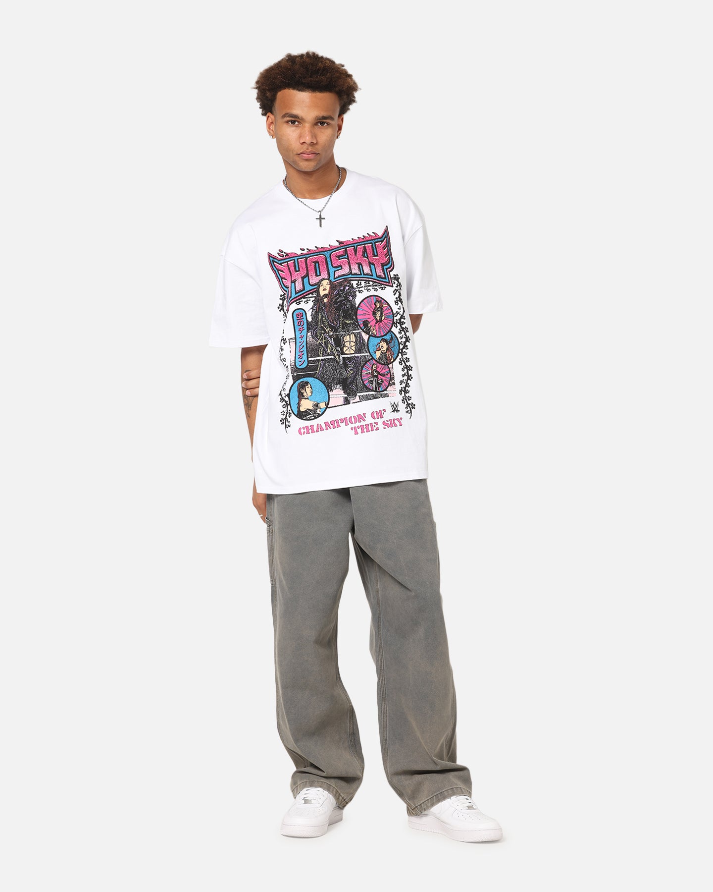Culture Kings X WWE Iyo Sky Heavy T-Shirt White | Culture Kings US