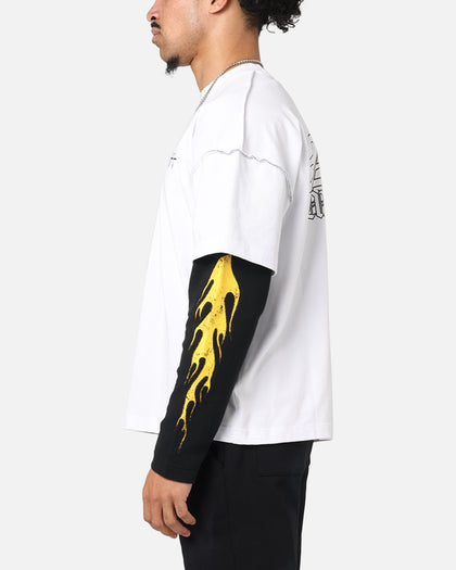 Saint Morta La Flame Long Sleeve T-Shirt White/Black