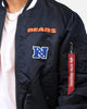 New Era X Alpha Series X NFL Chicago Bears MA-1 Bomber Jacket Navy/Orange