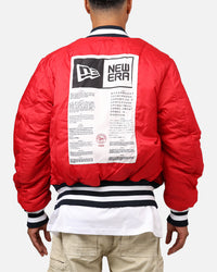 New Era X Alpha Series X NFL New England Patriots MA-1 Bomber Jacket Navy/Red