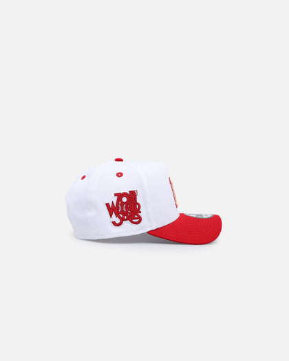 New Era Pittsburgh Pirates 'Satin Blaze' 9FORTY A-Frame Snapback White/Scarlet