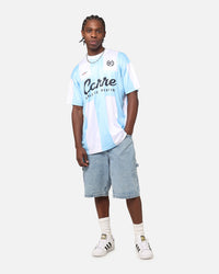 Carre Prestige Football T-Shirt Light Blue/White