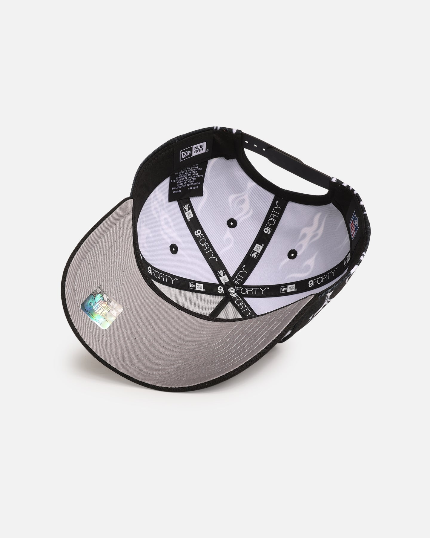 New Era Las Vegas Raiders 'Crown Flames' 9OFRTY A-Frame Snapback