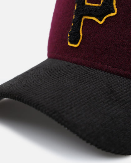 New Era Pittsburgh Pirates 'Large Chenille' 9FORTY A-Frame Snapback Maroon
