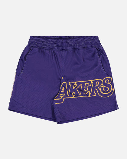 NBA Kids' Los Angeles Lakers Hedley Mesh Shorts Purple