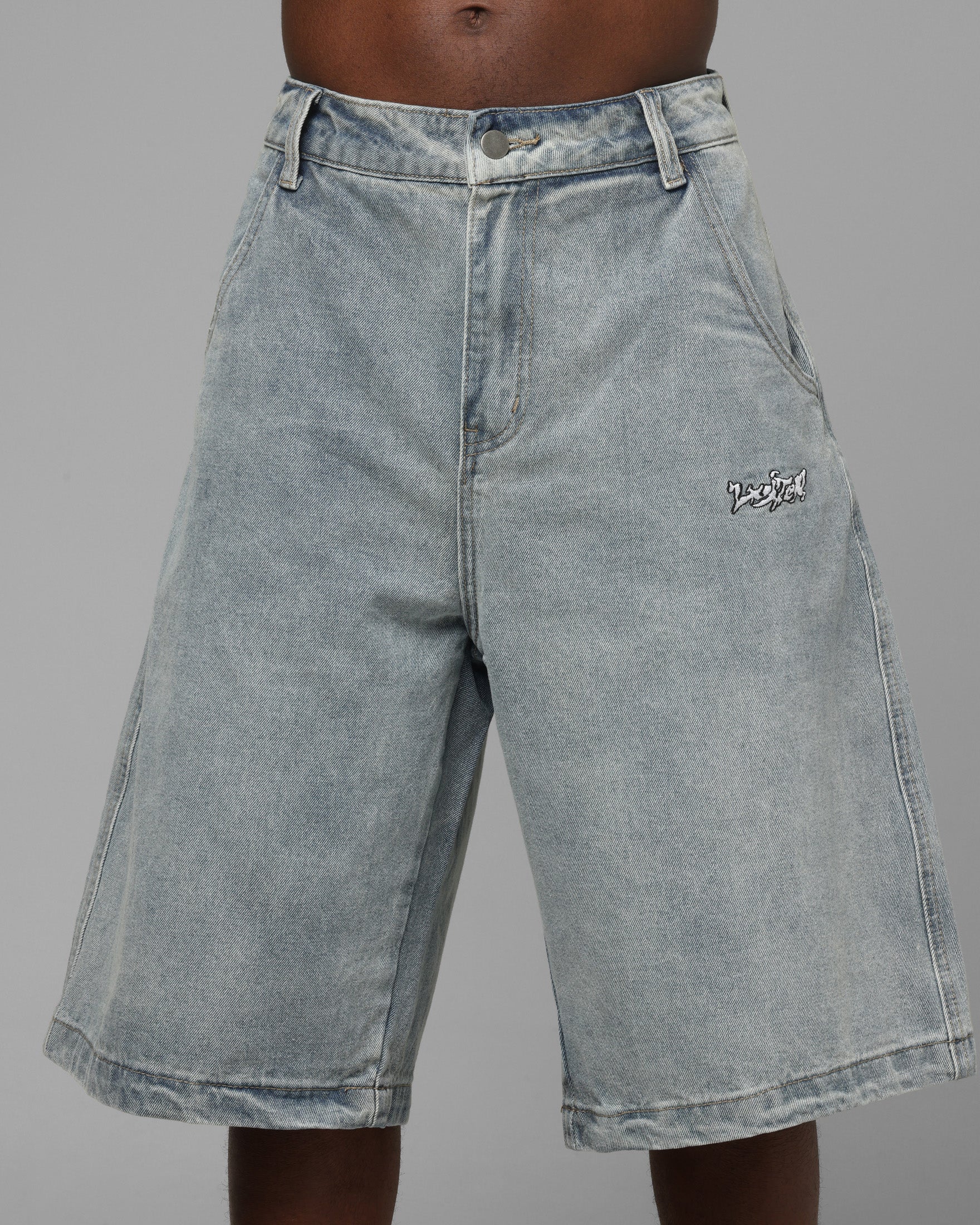 Loiter Star Born Jorts Light Blue | Culture Kings US