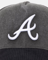 47 Brand Atlanta Braves 'Apollo Corduroy' Offside DT Snapback Black
