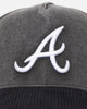 47 Brand Atlanta Braves 'Apollo Corduroy' Offside DT Snapback Black