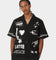 Loiter Tattoo Button Up Shirt Black