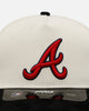Pro Standard Atlanta Braves 'Signature Suede' Pro Pinch Strapback Off White/Black